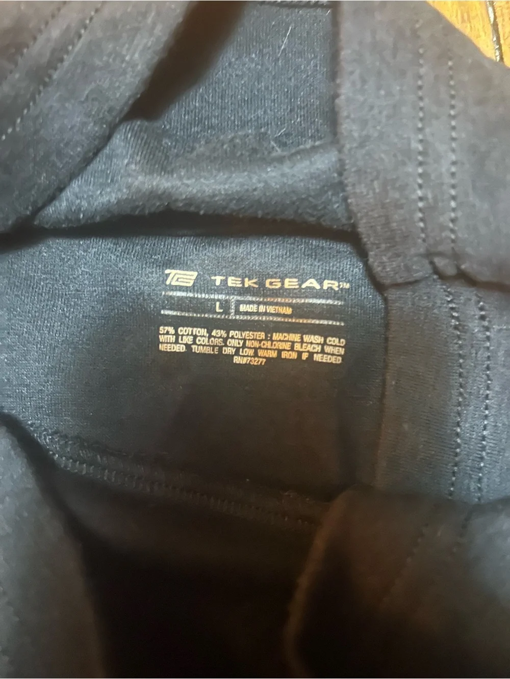 tek gear Black Turtleneck Pullover Sweater